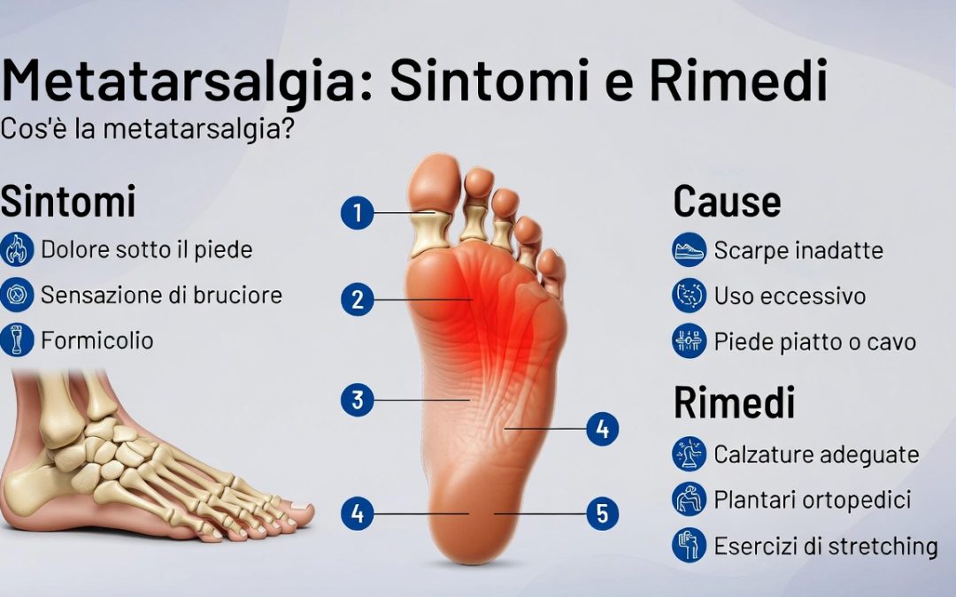 Metatarsalgia: Sintomi e Rimedi
