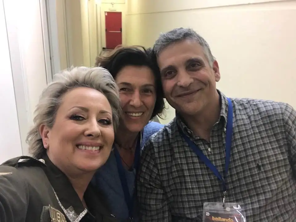 Il Dr Fermanelli e la Dr.ssa Fanicchia con Caroline Smith Il Dr Fermanelli e la Dr.ssa Fanicchia con Caroline Smith dietro le quinte di Ballando con le stelle