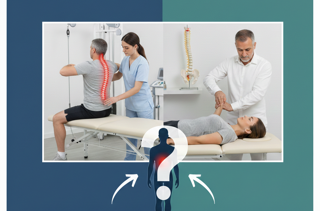 Meglio Osteopata o Fisioterapista? Ecco quando scegliere l’uno o l’altro per il mal di schiena